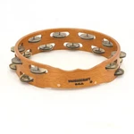 Vaughncraft 10-INCH Mahogany Rhythm Tambourine, Double-row Staggered Jingles. Fixed Price $299.00.
