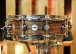 Dw 4X14 Collector's Pure Walnut Exotic Quilted Snare Drum - SO#1424831. Fixed Price $1191.40.
