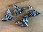 Lot Of 4X Yamaha Marching Bass Drum Hoop Claw Collar Hook Rim Clip Parts 80S Vtg. Fixed Price $16.00.