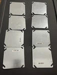 Raco Square Electrical Box Cover Steel 4" - Lot Of 8. Fixed Price $23.75.