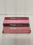 Rhode Peptide Lip Tint Kit 4 Piece Set (raspberry, Espresso, Toast, Ribbon). Fixed Price $72.25.