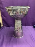 Metal Doumbek Silver Drum With Synthetic Head 8-BY-14-INCH. Fixed Price $50.99.