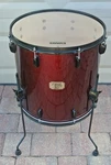 Rare Pearl Export Series 16" Red Wine Floor Tom For Your Drum Set! Lot L748. Fixed Price $269.95.