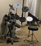 Alesis Surge DM7X Mesh Drumkit + Simmons DA2108 Amp And Extension Tom Cymbal. Fixed Price $500.00.