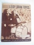 Vintage January 1939 Leedy Drum Topics #27. Fixed Price $49.99.
