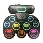 Yuoioyu Electronic Drum Set 9 Pad Portable Midi Roll-up Kit Guc. Fixed Price $26.99.