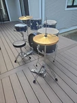 Pearl Export EXX725S/C707 Piece Drum Set With Hardware - Bronze Metallic. Fixed Price $600.00.