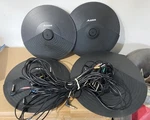 Alesis Dmpad Cymbals 12" Hi-hat, Crash, Cymbal, And 14" Ride W/ 10 Cable. Fixed Price $484.00.