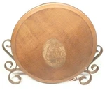 Vintage Working Drum Loud Speaker W/ Wire Stand - 14" High 1069 Ohms. Fixed Price $125.00.