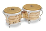Latin Percussion LP201AX-2 7-1/4" And 8-5/8" Bongos Natural With Chrome. Fixed Price $417.99.