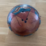 Folk Art Gourd Peruvian Cat Kitten Hand Carved Painted One Of Kind. Fixed Price $12.47.