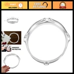 Milisten 6-INCH Silver Snare Drum Ring 4-HOLE Bass Hoop Sturdy Accessories. Fixed Price $44.99.