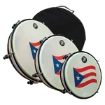 Dp Music Set Panderos - Wood Shell Frame Pleneras Drums With Puerto Rico F.... Fixed Price $138.92.