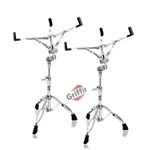 Griffin Snare Drum Stands (2 Piece Percussion Kit) Double Braced Leg Gear Tilter. Fixed Price $49.95.