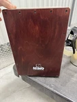 Nino Birch Wood Cajon Natural Body Wine Red Front Plate. Fixed Price $55.00.