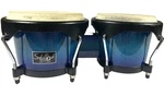 Schalloch Percussion Wood Bongos 7-1/2 And 6-1/2 Blue. Fixed Price $38.50.