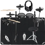 Alesis Turbo Mesh Electronic Drum Set Essentials/mat/headphones Bundle. Fixed Price $449.00.