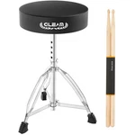 Gleam Drum Throne Height 15 Inches (w) X (d) 21 (h), Black. Fixed Price $57.11.