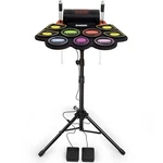 Electronic Drum Set Practice 9PAD With Stand,music Recording,light Up Stick. Fixed Price $154.39.