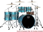 Mapex Saturn Evolution Workhorse Maple Exotic Azure Burst Drums 22/10/12/14/16. Fixed Price $3799.00.