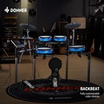 Donner Backbeat Bluetooth Electric Drum Kit With Touchscreen Customize Pad Color. Fixed Price $709.99.