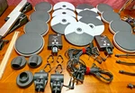 Roland TD1K V Drum Kit Snare Cymbal Kick Module Loom Tom Pedal Clamp Hh Choke. Fixed Price $9.40.