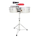 Latin Percussion 13" & 14" Tito Puente Stainless Steel Timbale Drums LP256-S. Fixed Price $829.99.