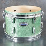 :pearl Masters Maple Complete 12 X 9 Tom Drum Shell - Absinthe Sparkle. Fixed Price $275.00.