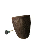 Vintage Tribal African Animal Skin Hand 10" X 8" Carved W/drum Stick. Fixed Price $29.00.