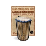 Heartwood Project Ghana Sangban Dunun Drum - "12 X 24" African Cow S.... Fixed Price $381.03.