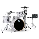 Dwe 4PC Complete Electronic/acoustic Drum Set W/roland Cymbals White Marine. Fixed Price $7199.00.