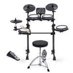 Lyxjam 7-PIECE Pro Electronic Drum Set, Mesh Fabric Electric W/throne. Fixed Price $379.99.
