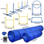 Ntud Dog Agility Training Equipment Set Outdoor Obstacle Courses Starter Kit. Fixed Price $80.68.
