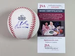 Josh Sborz Signed 2023 World Series Baseball Jsa Coa Texas Rangers Ws Champs. Fixed Price $179.99.