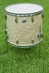 1970'S Ludwig 18" 3-PLY Wmp White Marine Pearl Floor Tom For Your Drum Set! L24. Fixed Price $719.95.