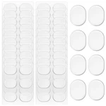 Yeshone 60 Pieces Drum Dampeners Pads Silicone Soft Moon Gels For Clear. Fixed Price $14.05.