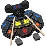 Electronic Drum Set - Yuoioyu Electric Roll Up Portable Kit Midi. Fixed Price $53.69.