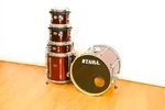 Tama Rockstar 5-PIECE Drum Kit With Matching Snare Candy Apple Red CG010D2. Fixed Price $514.99.