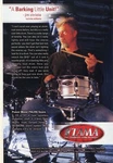 2003 Small Print Ad Of Tama Power Metal PAL255 Snare Drum Jim Christie. Fixed Price $9.99.