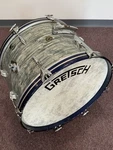 Gretsch Round Badge 1960S 22X14" Bass Drum - Midnight Blue Pearl. Fixed Price $645.00.