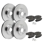 Front & Rear Brake Rotors + Ceramic Pads For 2012-2015 Vw Passat. Fixed Price $198.38.