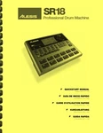 Alesis SR-18 SR18 Digital Drum Machine Quick Start And Reference Manual. Fixed Price $17.95.