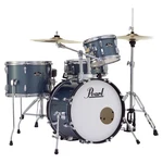 Pearl Roadshow 4-PC Complete Drum Set W/18" Kick & Cymbals Aqua Blue Glitter. Fixed Price $549.99.
