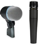 Shure Beta 52 And SM57 Kick Snare Dynamic Microphone Bundle Open Box. Fixed Price $289.99.