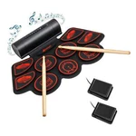Sonart 9 Pad Electronic Drum Set Roll Up Kit W/ Midi & Dual Speakers #R2528. Fixed Price $49.95.