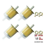 Zorfeter Universal Gas Inline Fuel Filters With 8 5/16"-4PCS. Fixed Price $12.59.