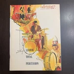 1967 Ludwig Drum Total Percussion 104 Page Color Catalog 67-1 Vg/exc Condition. Fixed Price $124.00.