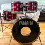Yamaha Recording Custom 5PC Drum Set Very Nice Cherry Color. Fixed Price $2499.00.