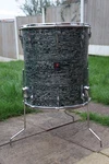 Vintage 1970S Premier 16X18" Floor Tom Drum Oyster. Fixed Price $234.82.