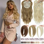 Us Clearance Natural As Human Real Hair Clip In Topper Extensions Pad Full Head. Fixed Price $16.81.